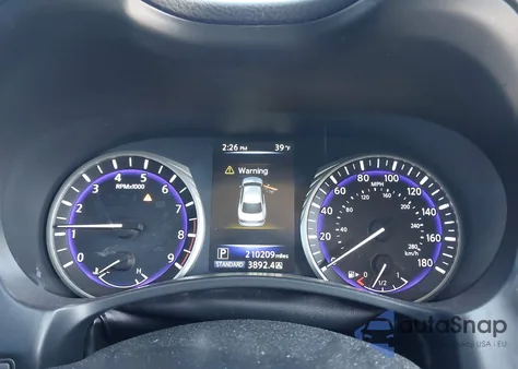 2014 Infiniti Q50 Base z USA, uszkodzony, nr VIN JN1BV7AR0EM705870